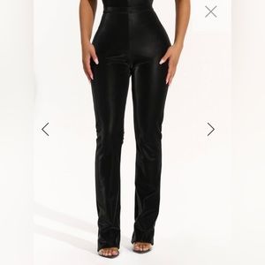 BRAND NEW Naked Wardrobe Liquid Suede Bootcut Pant Size: Medium